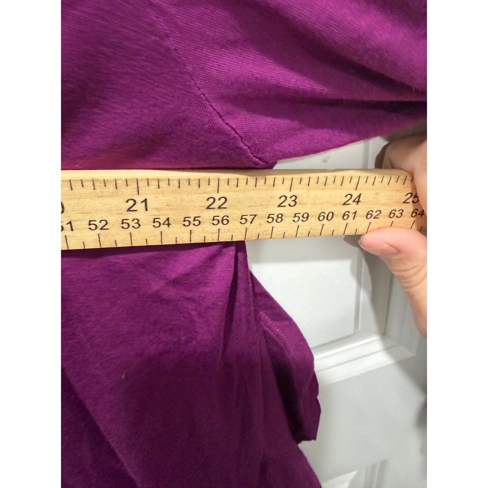 Soft Surroundings Womens Cardigan Open Front Purple XL - Picture 4 of 5